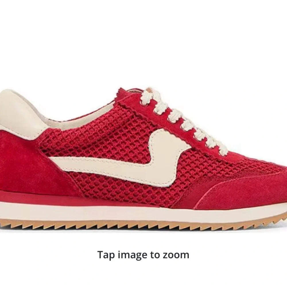Dolce Vita Scarlet and Ivory Sneakers - Picture 7 of 7